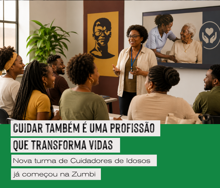 Zumbi inicia nova turma do curso de Cuidadores de Idosos